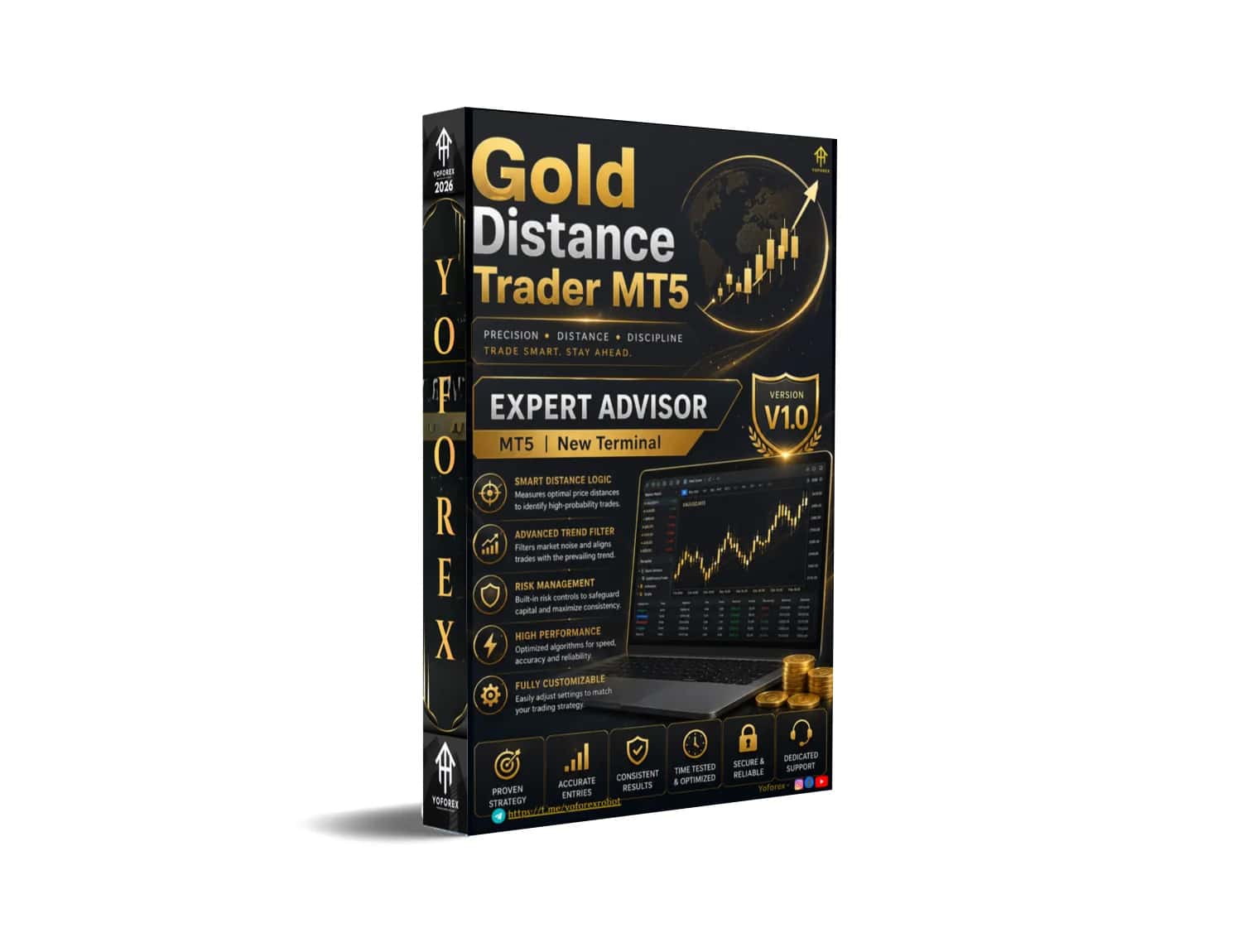 Gold Distance Trader EA V1.0 MT5