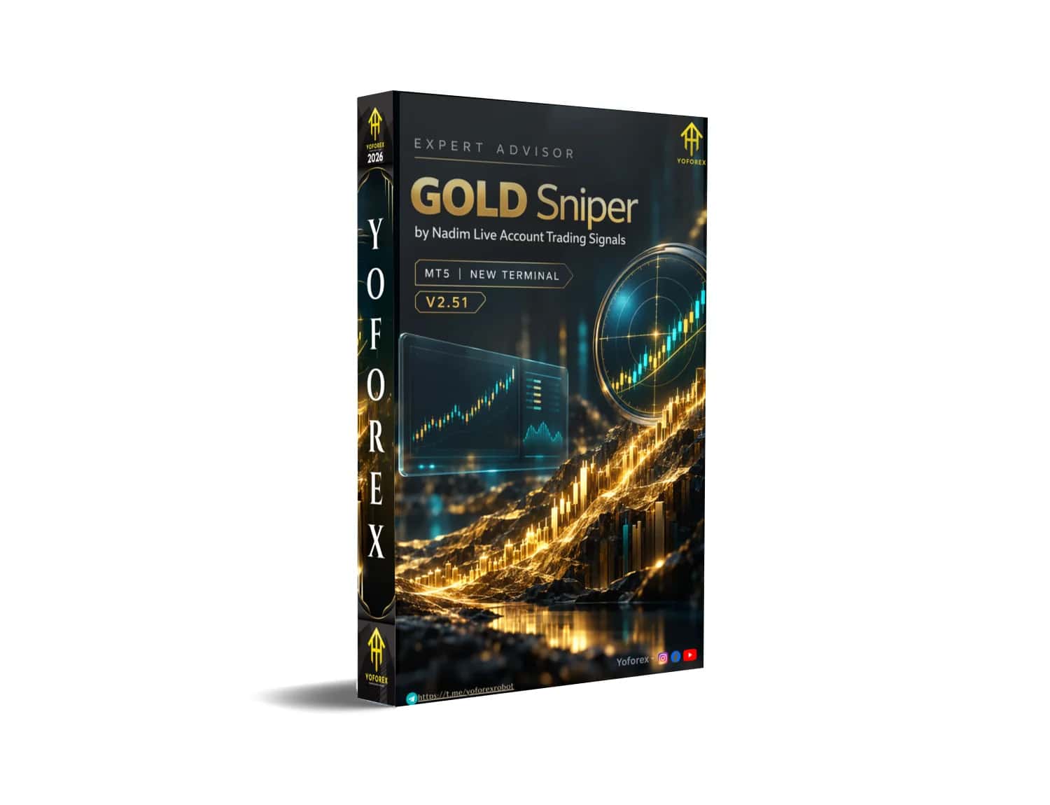 GOLD Sniper by Nadim Live Account Trading Signals EA V2.51 MT5 