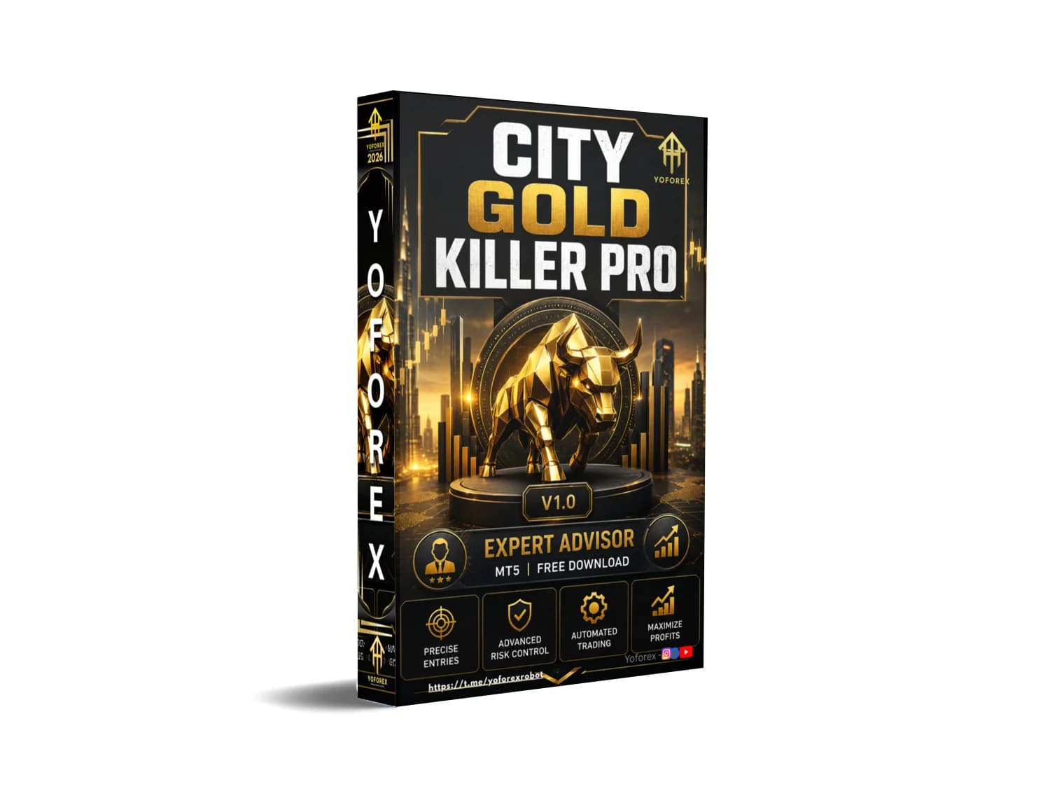 🚨 CITY GOLD KILLER PRO MT5: The Ultimate Gold-Slaying EA You Must Grab NOW!