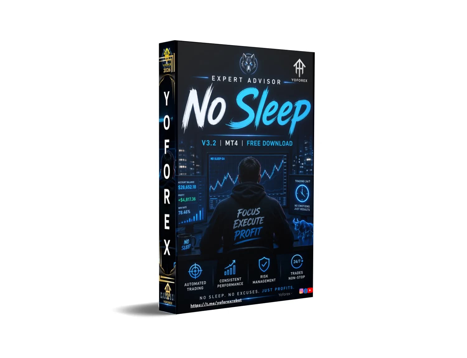 Grab No Sleep EA MT4 Now – Free Download for 24/7 Trading Wins!
