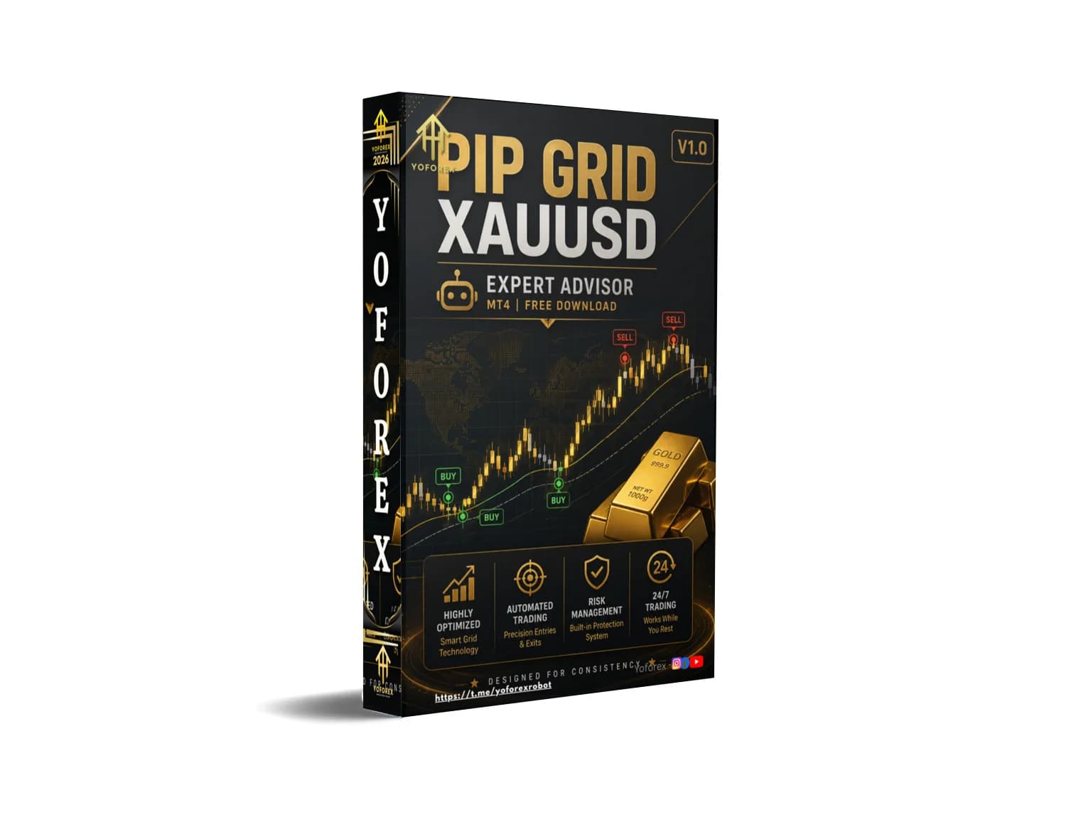 Explode Your Gold Trading Profits NOW with PIP GRID XAUUSD EA!