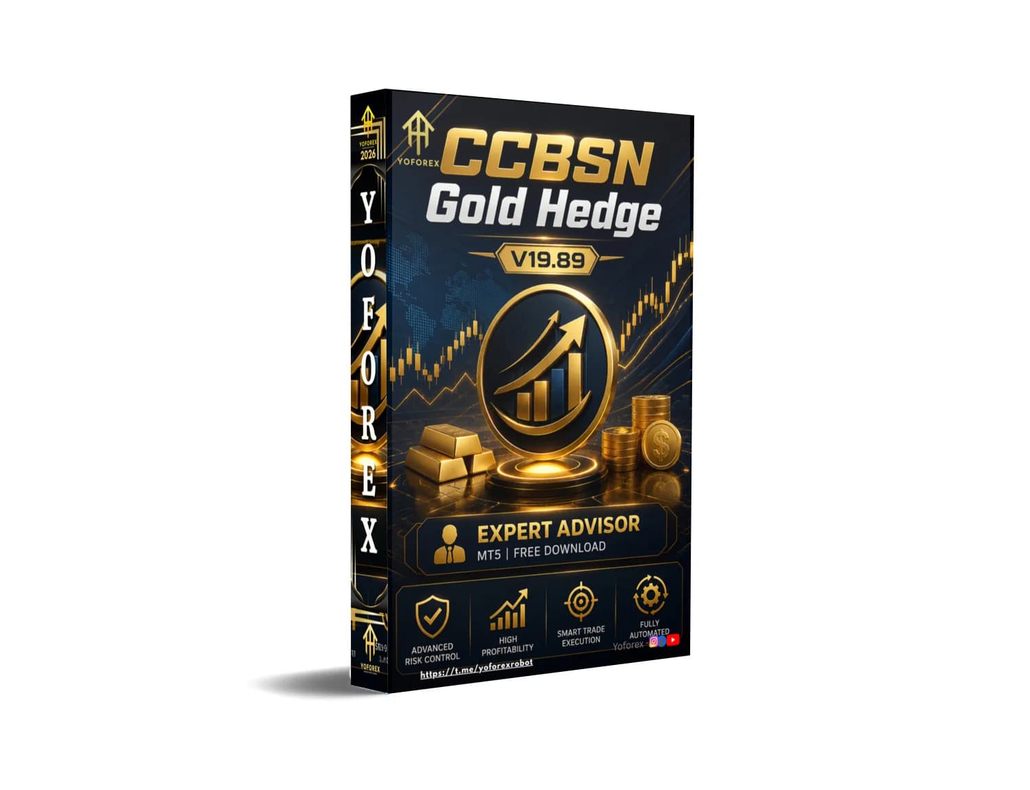 Explode Your Gold Profits NOW: CCBSN Gold Hedge EA MT5 Unleashed!